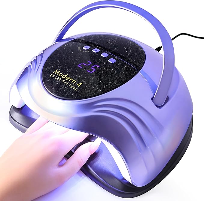 LED/UV Nail Lamps 108W 5X Plus - Purple - DTK Nail Supply