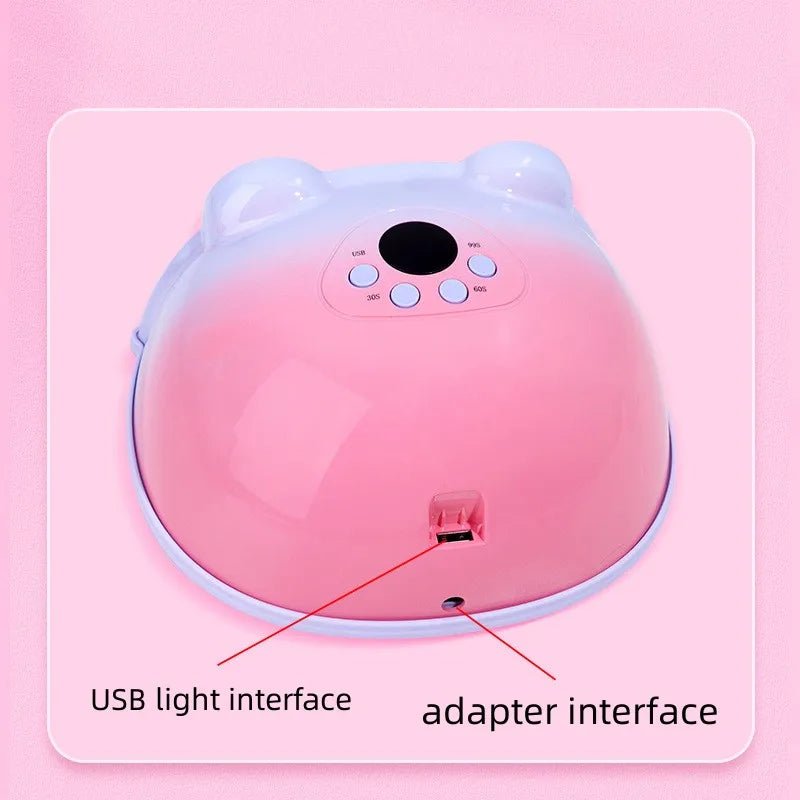 LED/UV Nail Lamps 48W HS - 887 - Gray/Blue (PCS) - DTK Nail Supply