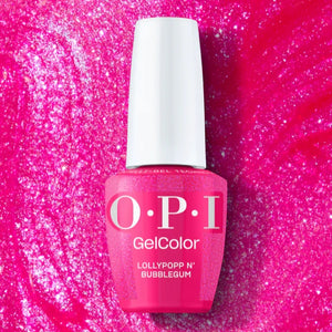 OPI Gel Nail Polish Duo - HPS02 Lollypoppin' Bubblegum - Gel Polish 0.5oz