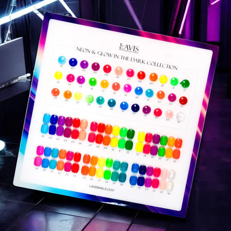 LAVIS LX4 - Set 36 Colors - Gel Polish 0.5 oz - Urban Lightning Collection (Sample)