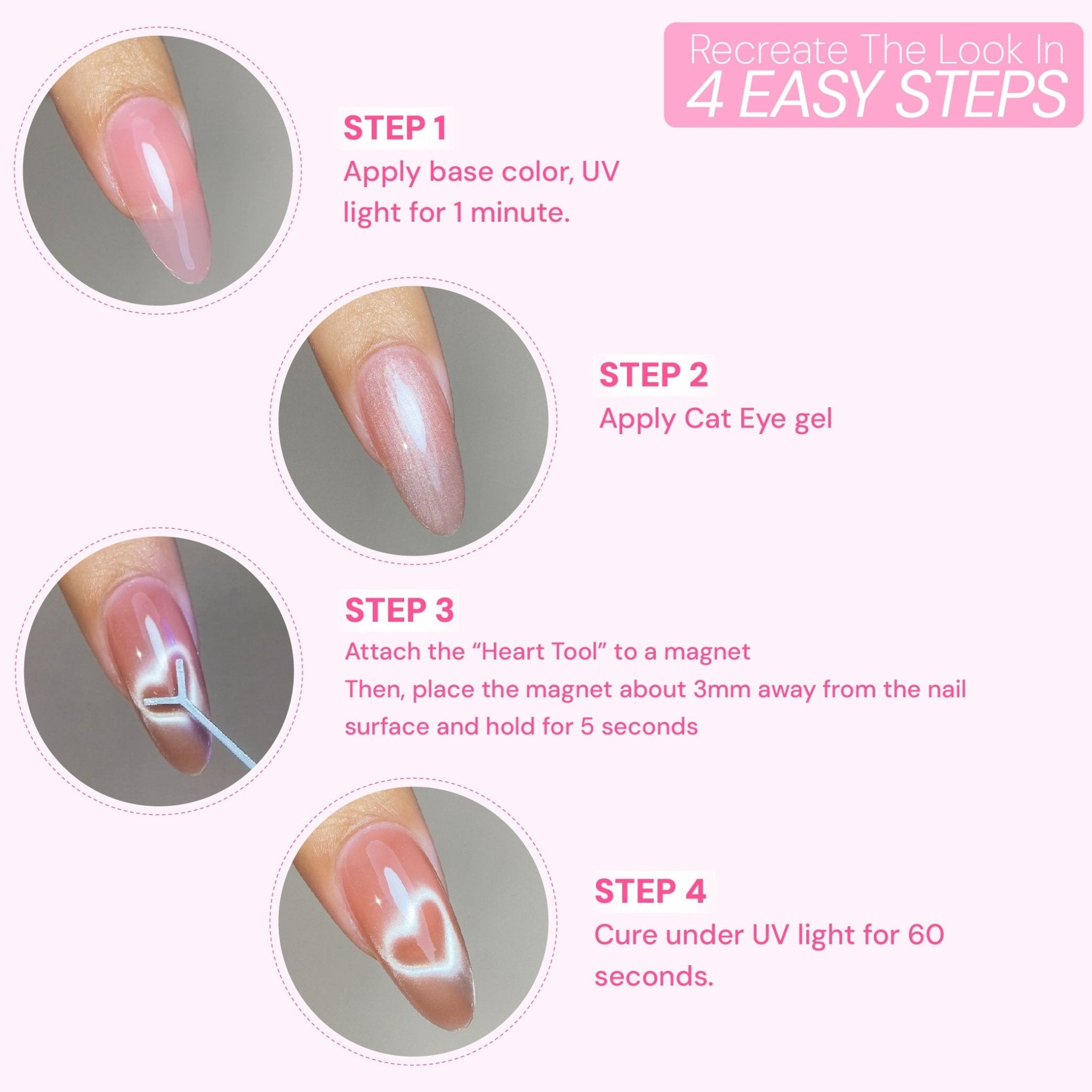 MAKE HEART TOOL + MAGNET - DTK Nail Supply