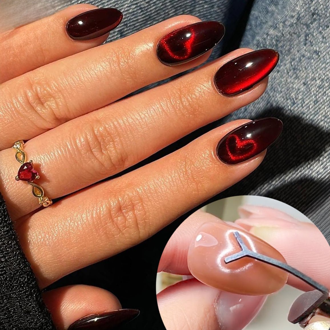 MAKE HEART TOOL + MAGNET - DTK Nail Supply