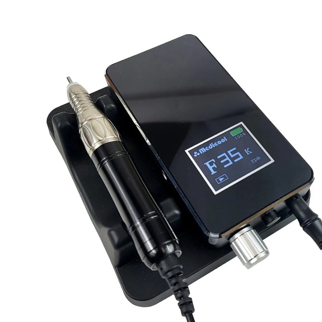 Medicool Pro Power Elite Professional Nail Drill - Black - DTK Nail Supply