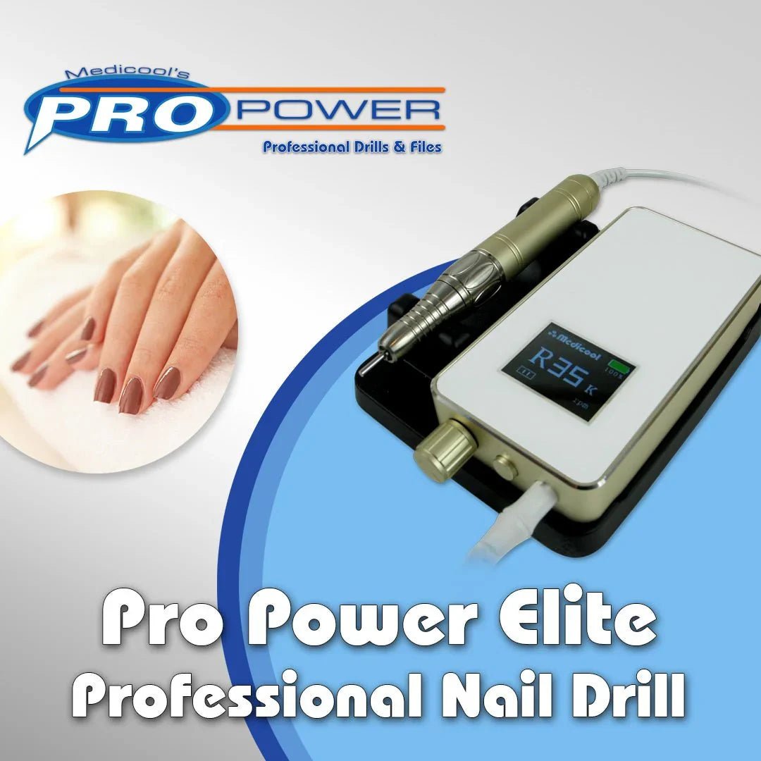Medicool Pro Power Elite Professional Nail Drill - White - DTK Nail Supply