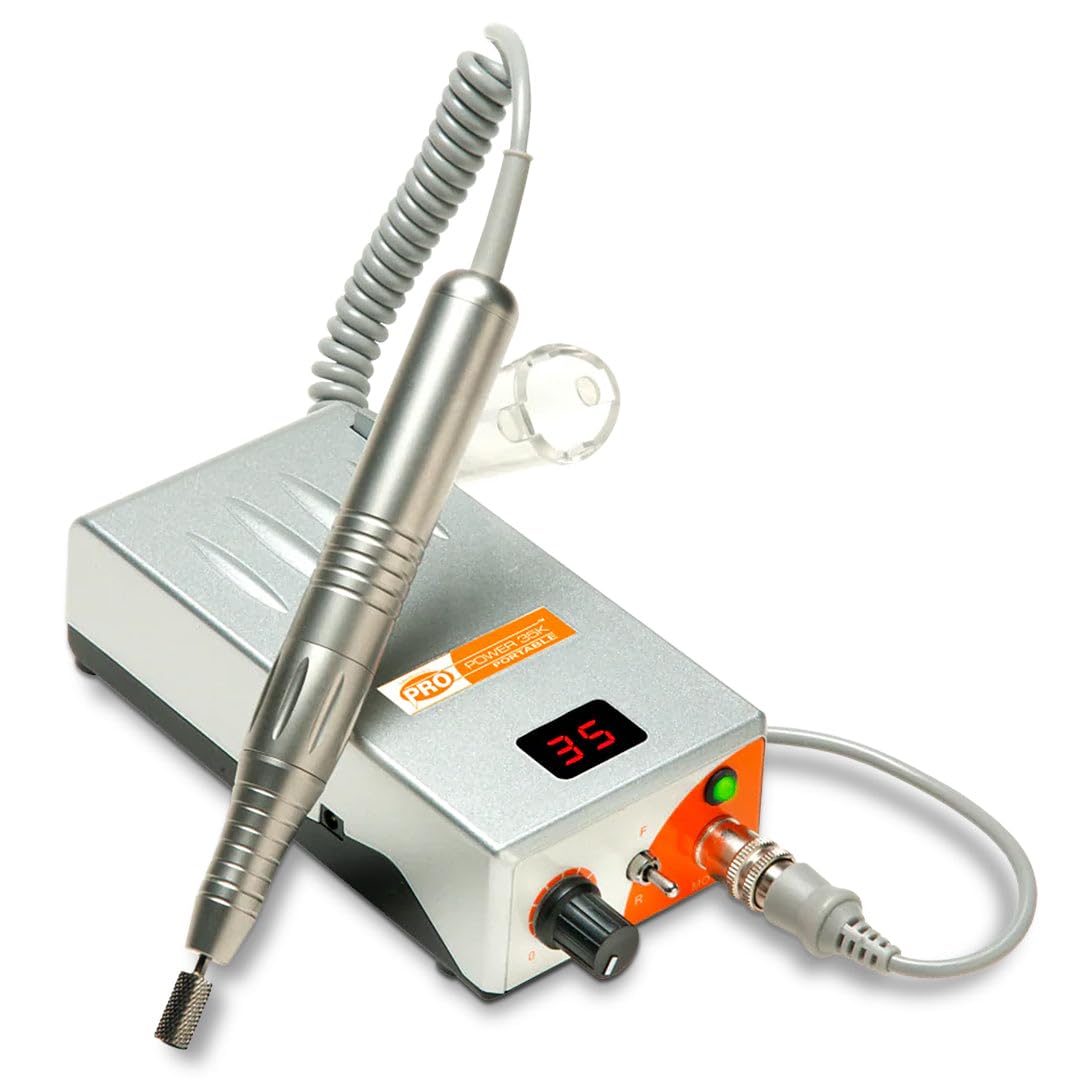 Medicool Rechargable Pro Power 35k Professional Electric File - Silver - DTK Nail Supply