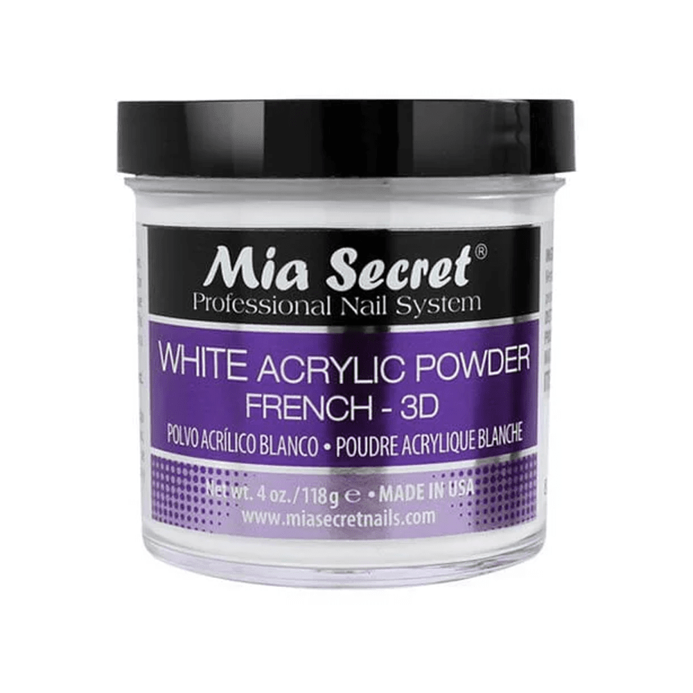 Mia Secret - 20 - White 3D - DTK Nail Supply