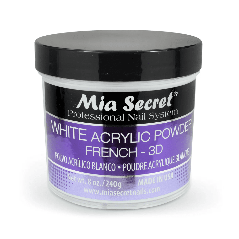 Mia Secret - 20 - White 3D - DTK Nail Supply