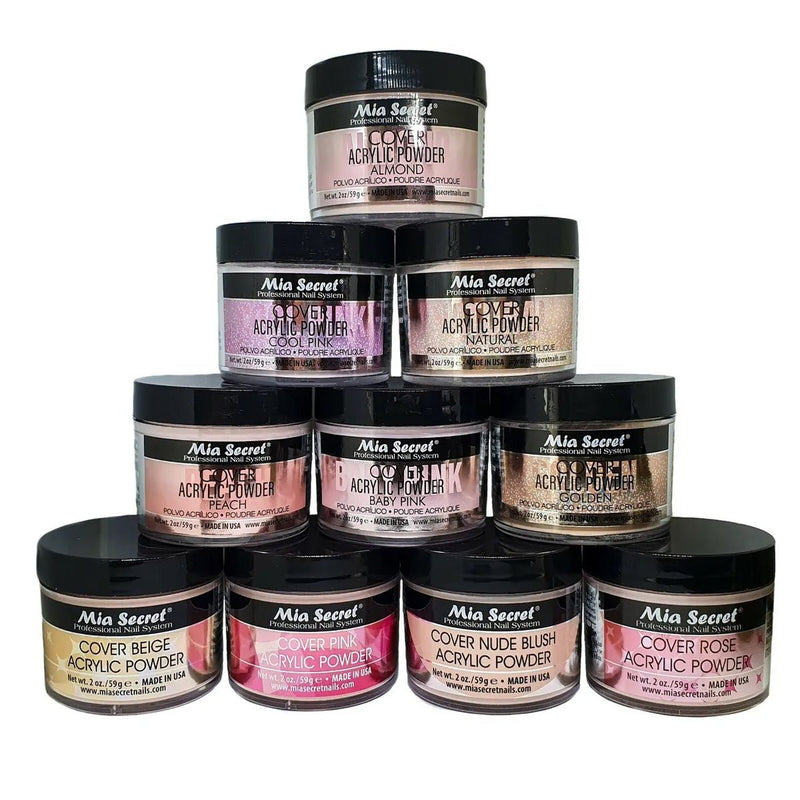 Mia Secret Acrylic Cover 18 Colors 2oz - DTK Nail Supply