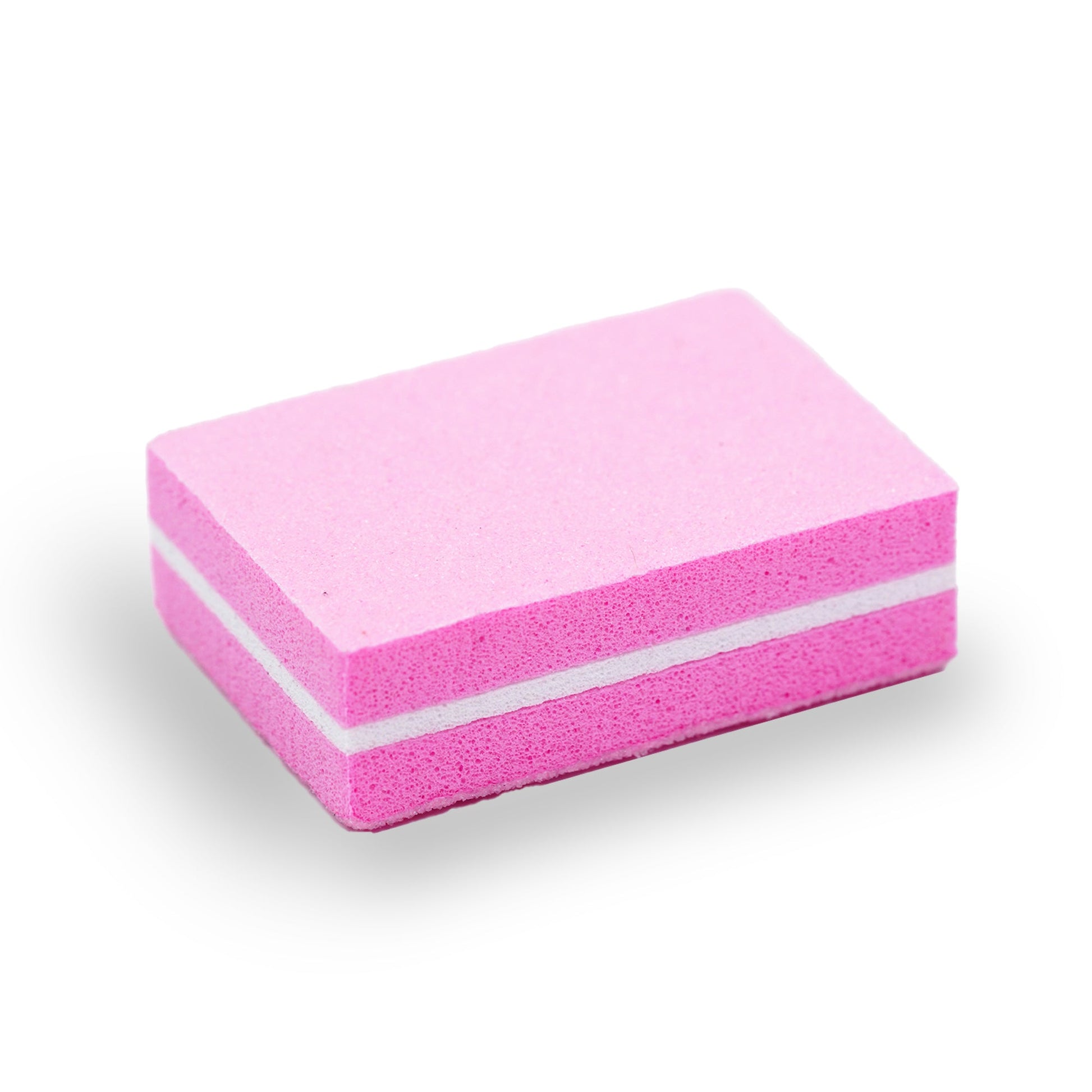 Mini Double - sided Sanding Buffer - Pink (Pack of 50pcs) - DTK Nail Supply
