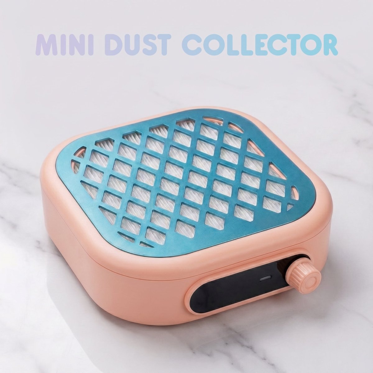 Mini Nail Dust Collector - Orange - DTK Nail Supply