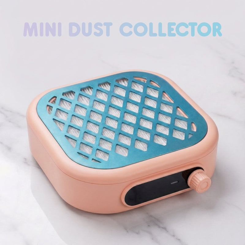 Mini Nail Dust Collector - Orange - DTK Nail Supply