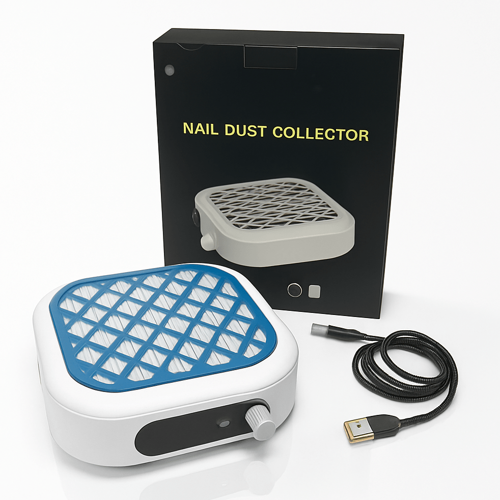 Mini Nail Dust Collector - White - DTK Nail Supply