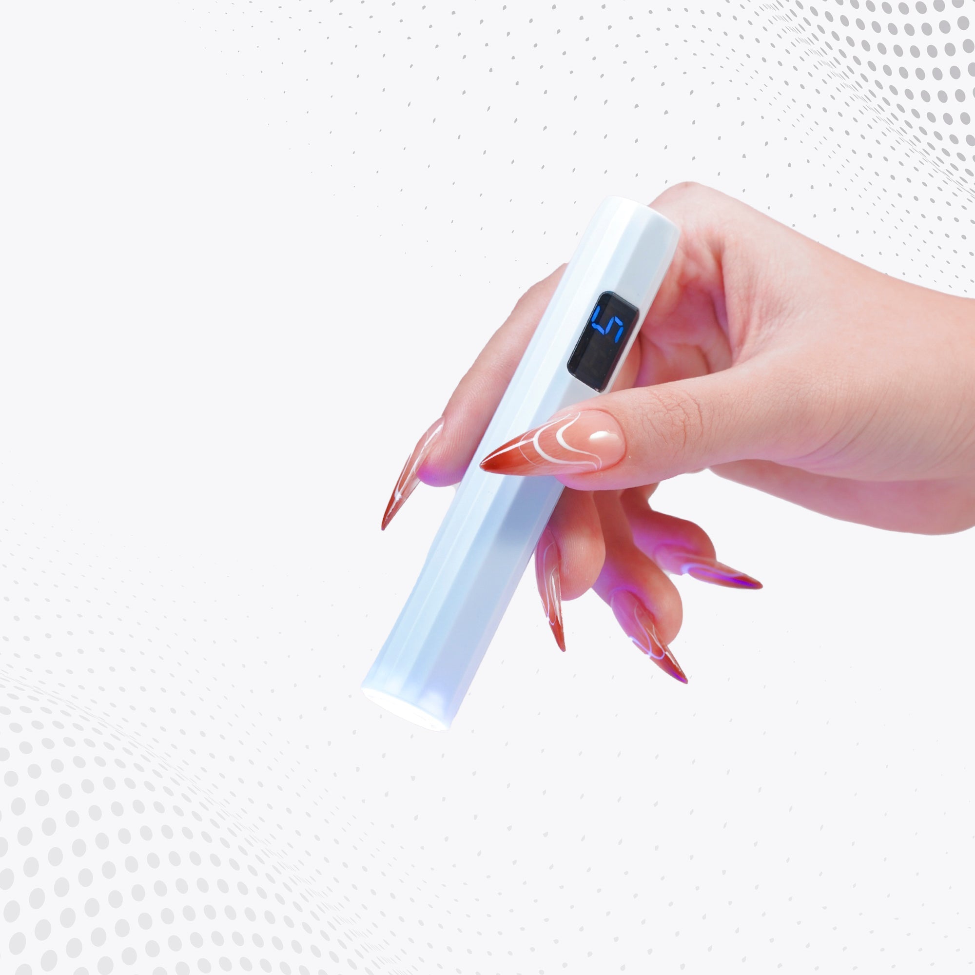 Mini UV/LED Handheld Lamp Z23 - White (PCS) - DTK Nail Supply