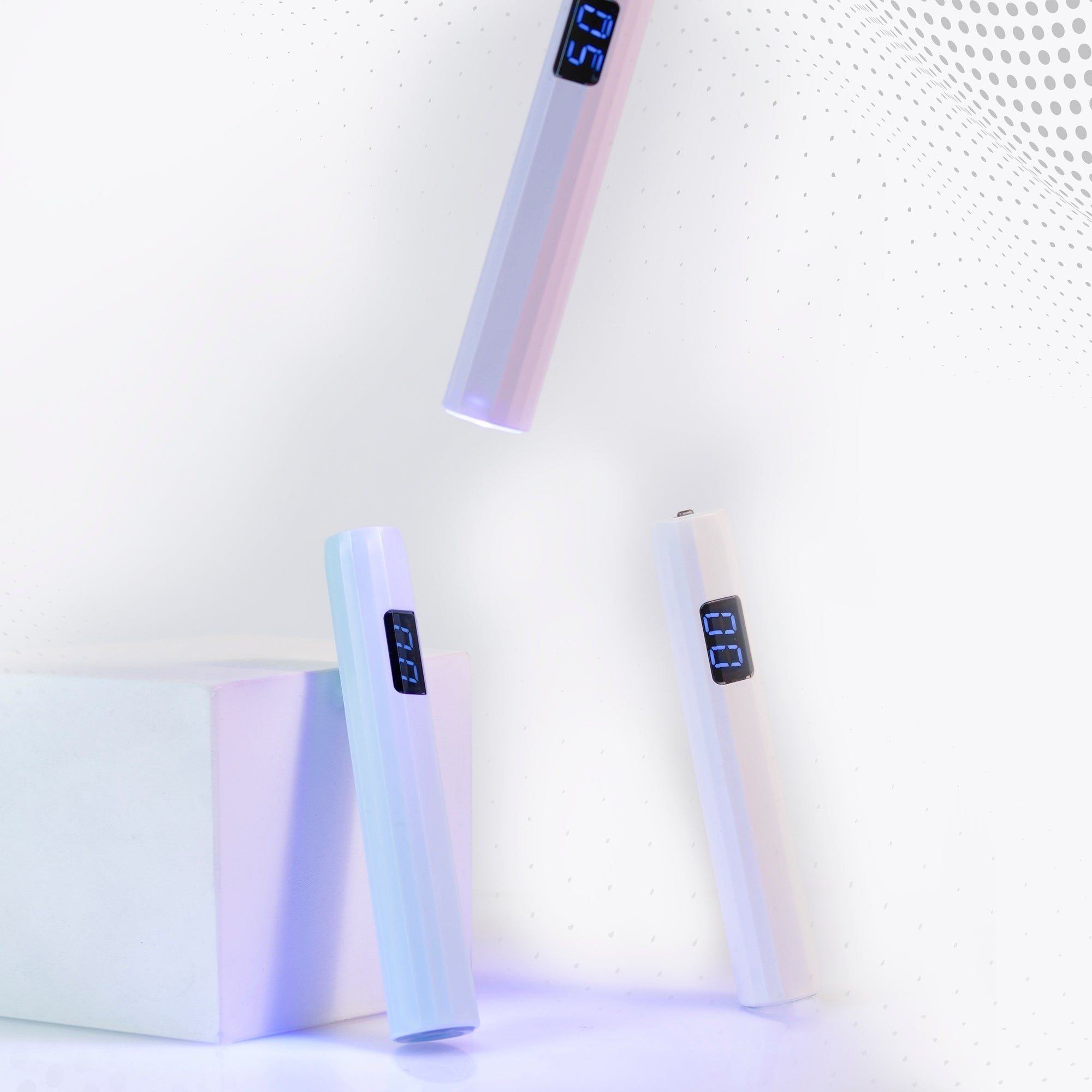 Mini UV/LED Handheld Lamp Z23 - White (PCS) - DTK Nail Supply