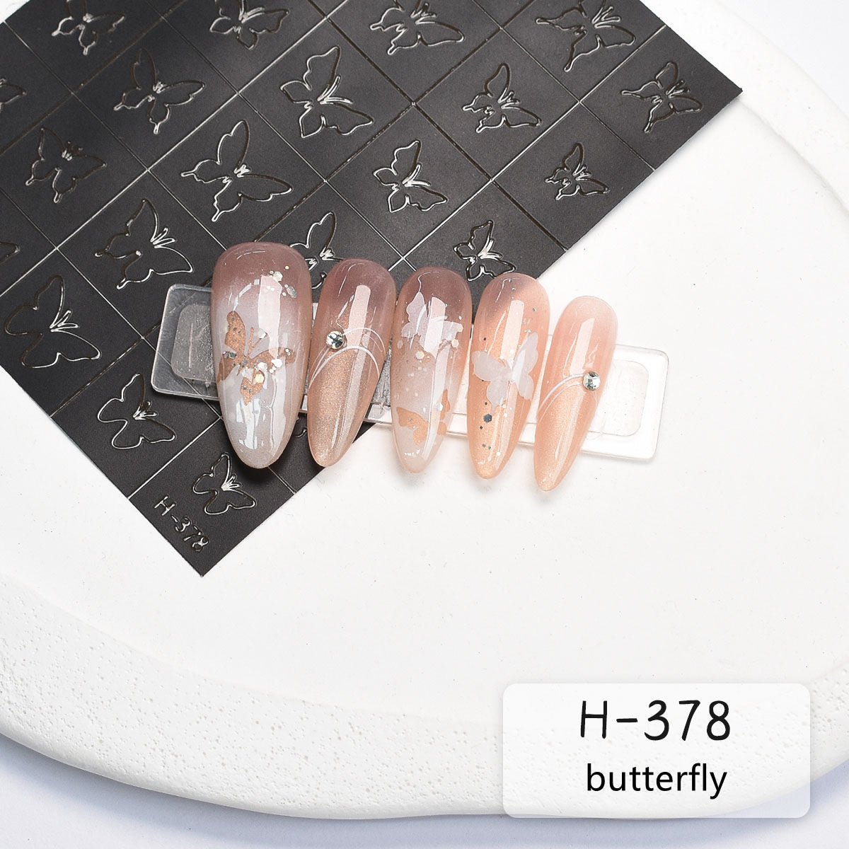 Nail Art Stickers H - 378 - DTK Nail Supply