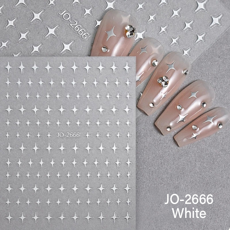 Nail Art Stickers JO - 2666 - DTK Nail Supply