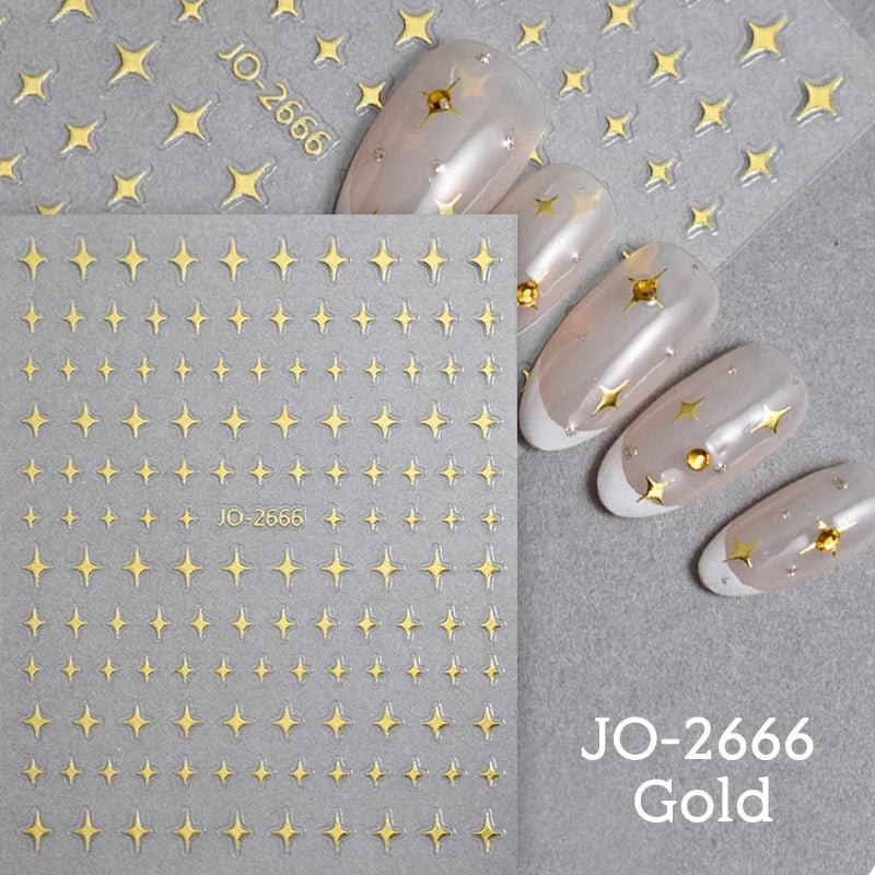 Nail Art Stickers JO - 2666 - DTK Nail Supply