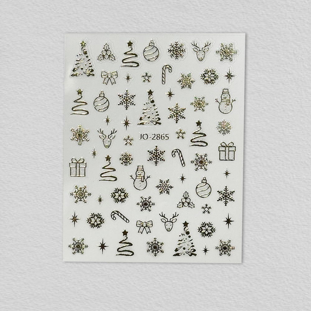 Nail Art Stickers JO - 2865 - G - DTK Nail Supply