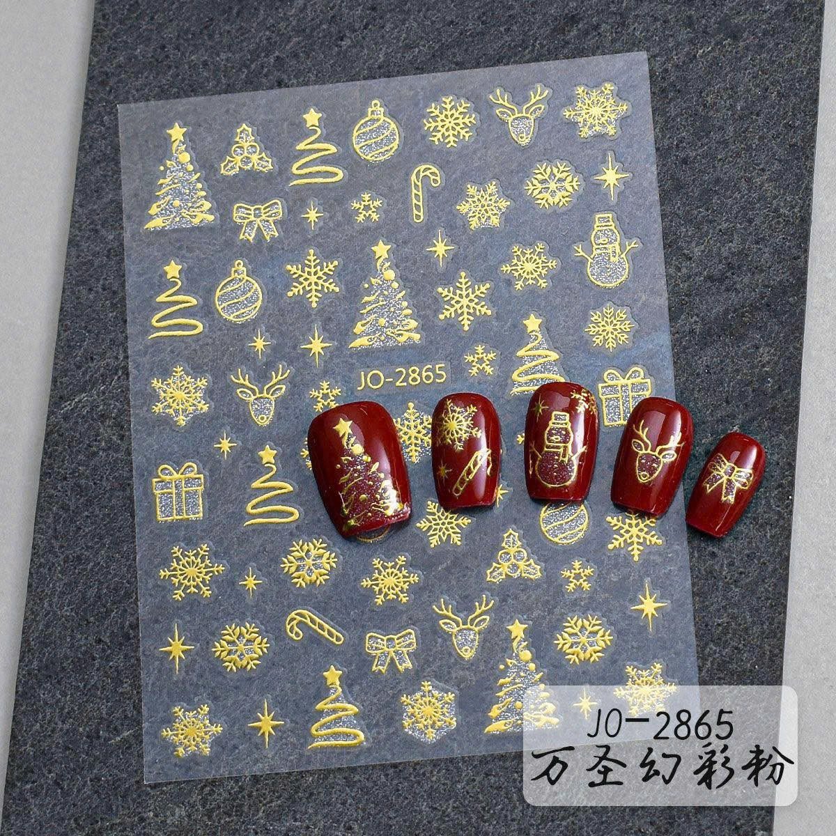Nail Art Stickers JO - 2865 - G - DTK Nail Supply