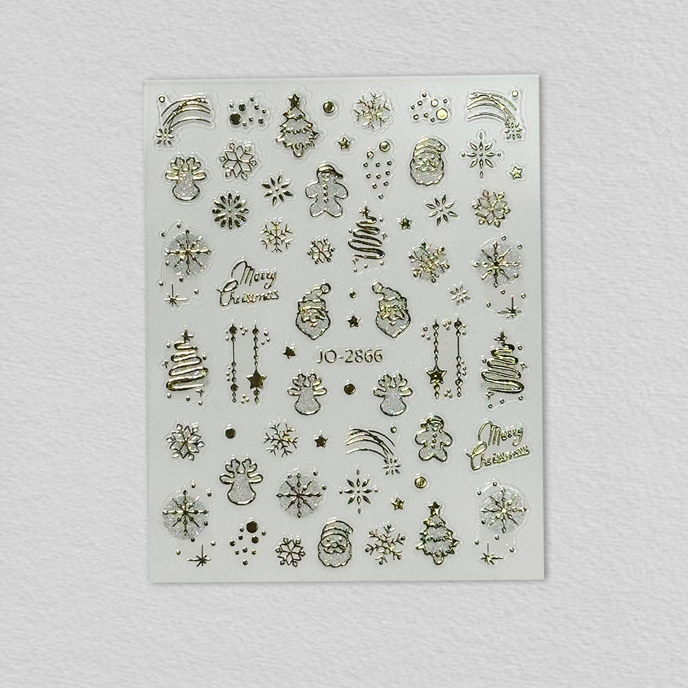 Nail Art Stickers JO - 2866 - G - DTK Nail Supply