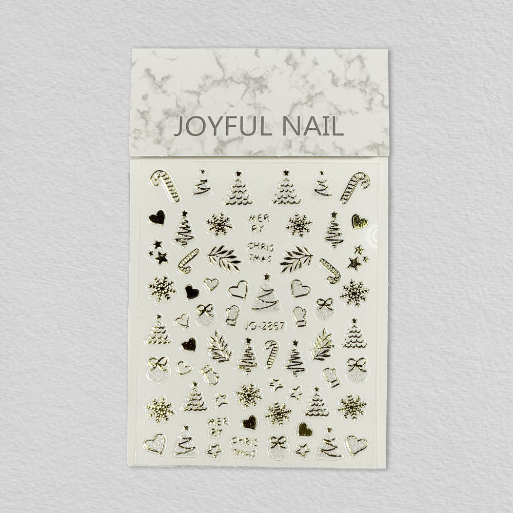 Nail Art Stickers JO - 2867 - G - DTK Nail Supply