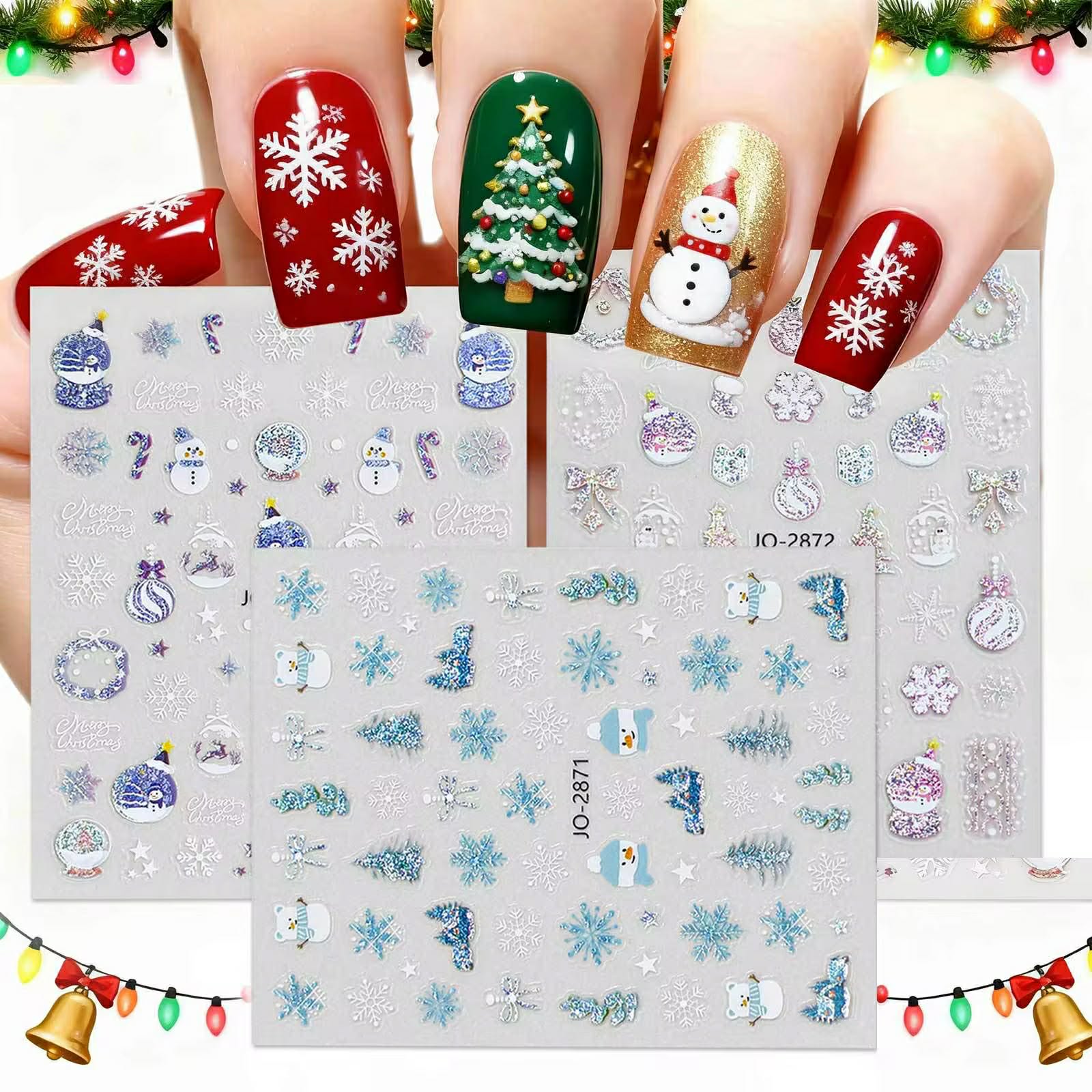 Nail Art Stickers JO - 2873 - DTK Nail Supply