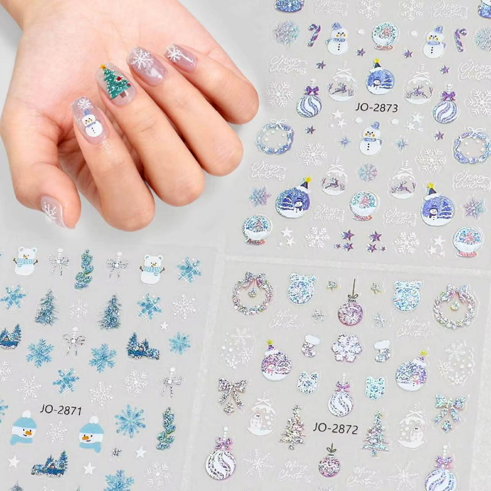 Nail Art Stickers JO - 2873 - DTK Nail Supply