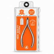 Nail Cuticle Nipper F4J12 - Flat 4mm - Jaw 12 - DTK Nail Supply