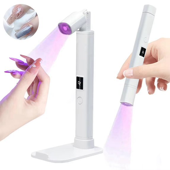 Nail Lamp Mini UV LED Nail Dryer Stand Lamp Portable - DTK Nail Supply