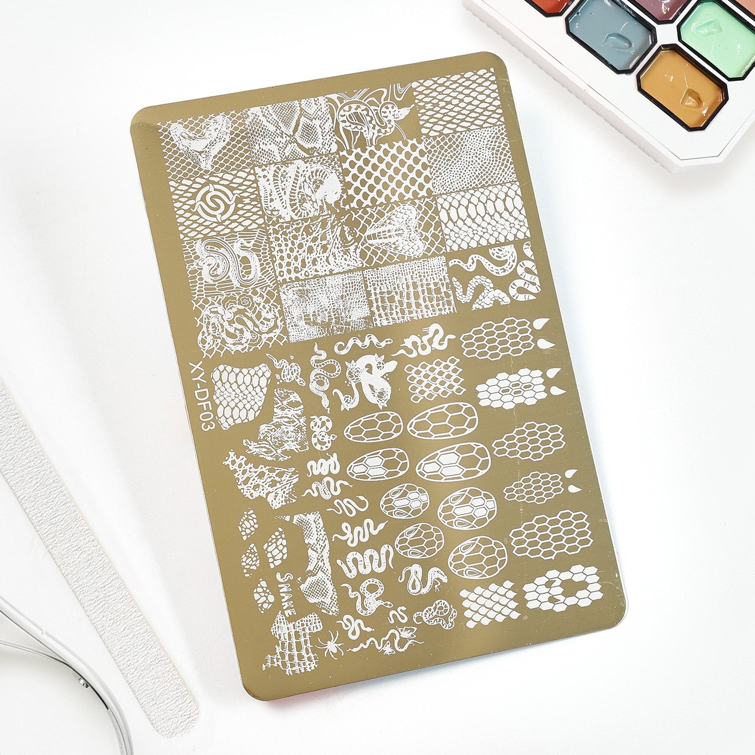 Nail Printing Steel Plate XY - DF03 - DTK Nail Supply