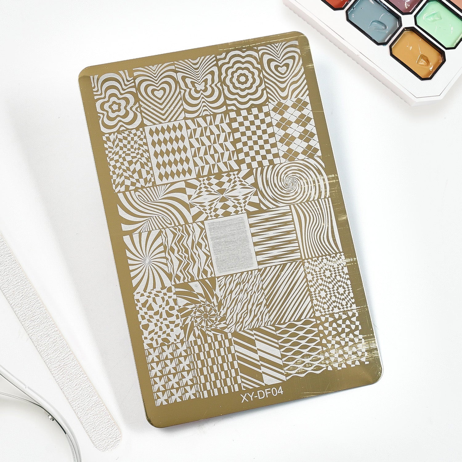 Nail Printing Steel Plate XY - DF04 - DTK Nail Supply