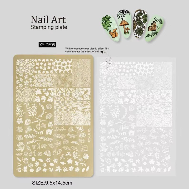 Nail Printing Steel Plate XY - DF05 - DTK Nail Supply