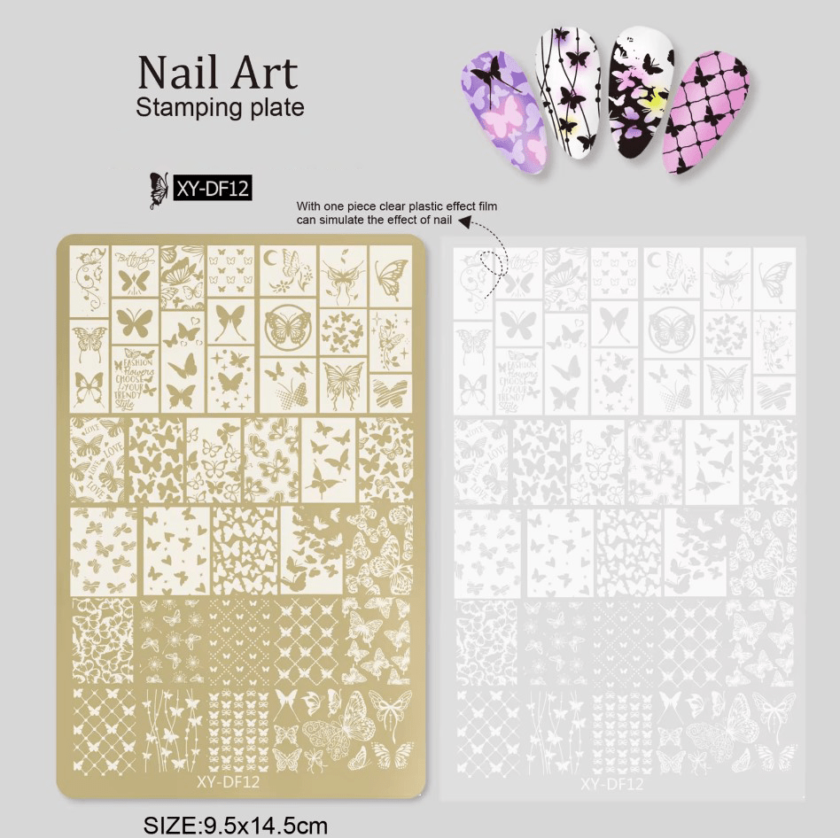 Nail Printing Steel Plate XY - DF12 - DTK Nail Supply