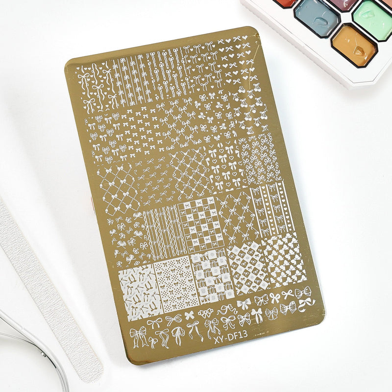 Nail Printing Steel Plate XY - DF13 - DTK Nail Supply