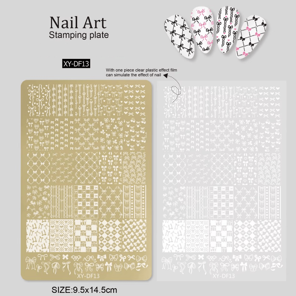 Nail Printing Steel Plate XY - DF13 - DTK Nail Supply