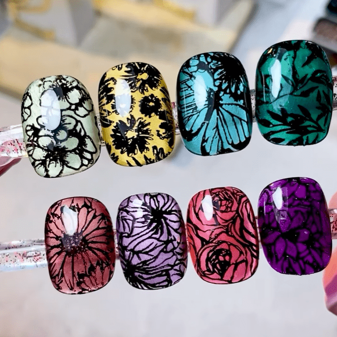 Nail Stamping Plates - Nail Printing Plates - DTK Nail Supply