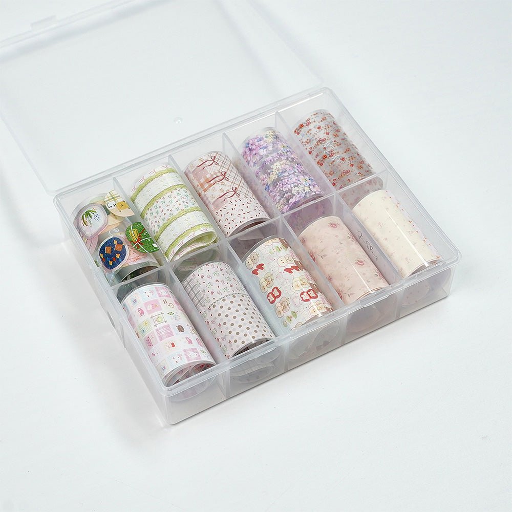 Nail Transfer Foil 1 - Spring Flower & Pattern - M364 - DTK Nail Supply