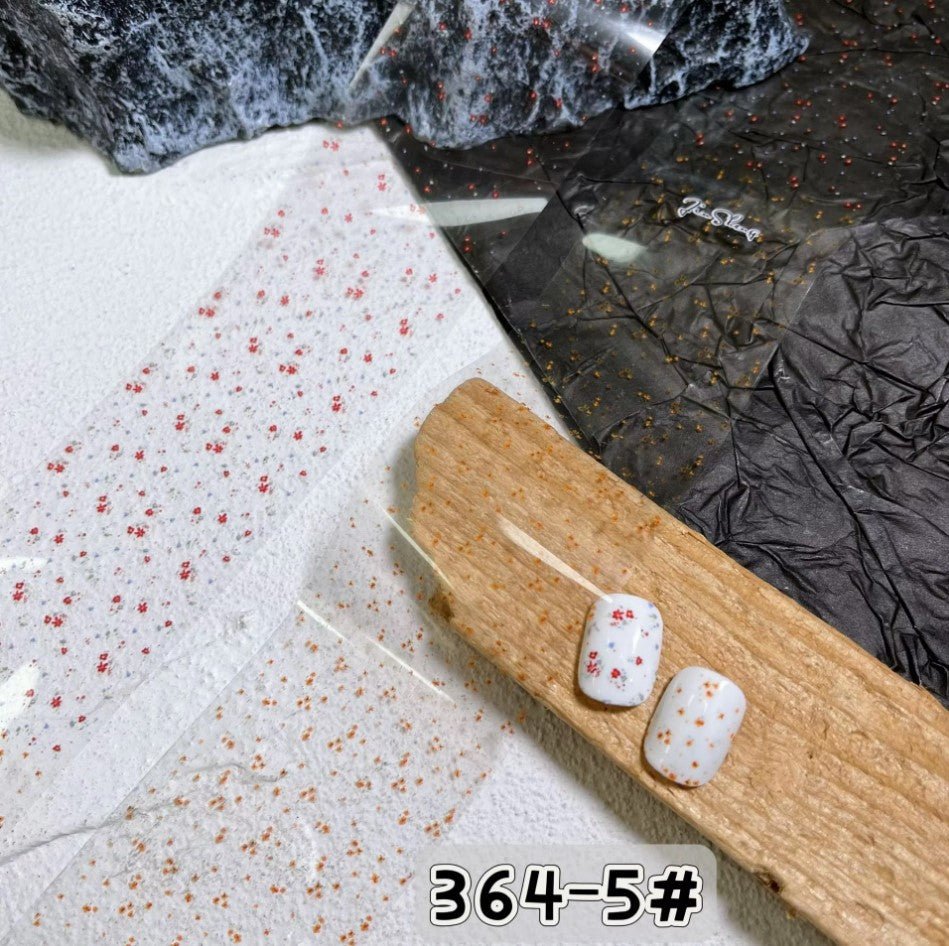 Nail Transfer Foil 1 - Spring Flower & Pattern - M364 - DTK Nail Supply