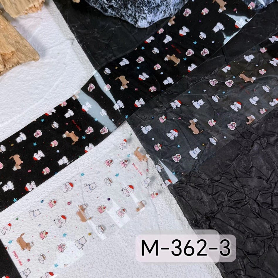 Nail Transfer Foil 2 - Spring Pattern - M362 - DTK Nail Supply