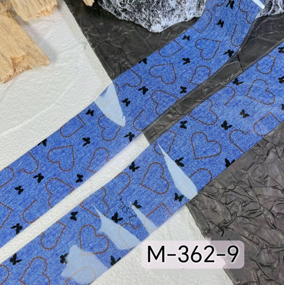 Nail Transfer Foil 2 - Spring Pattern - M362 - DTK Nail Supply