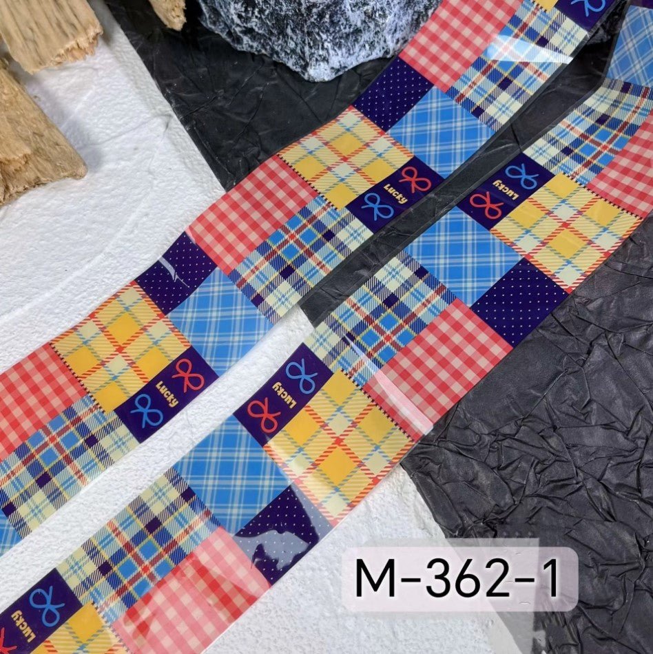 Nail Transfer Foil 2 - Spring Pattern - M362 - DTK Nail Supply