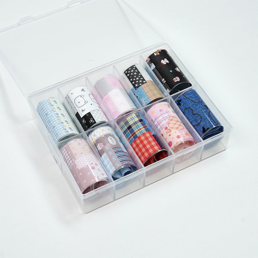 Nail Transfer Foil 2 - Spring Pattern - M362 - DTK Nail Supply