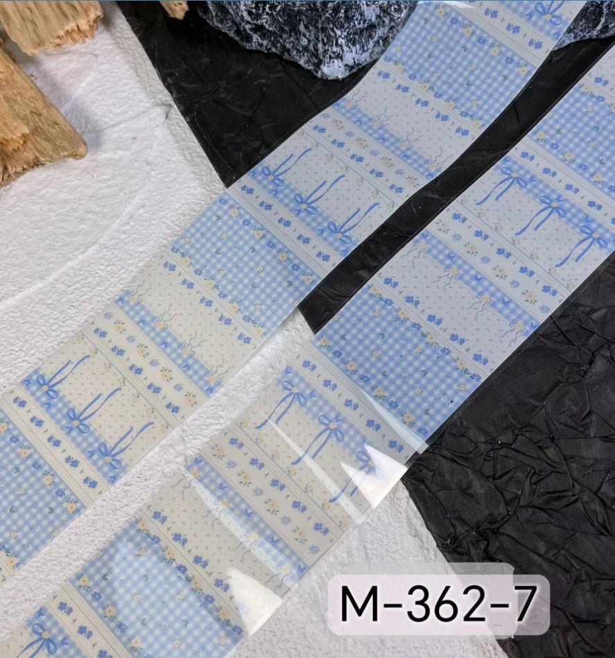 Nail Transfer Foil 2 - Spring Pattern - M362 - DTK Nail Supply