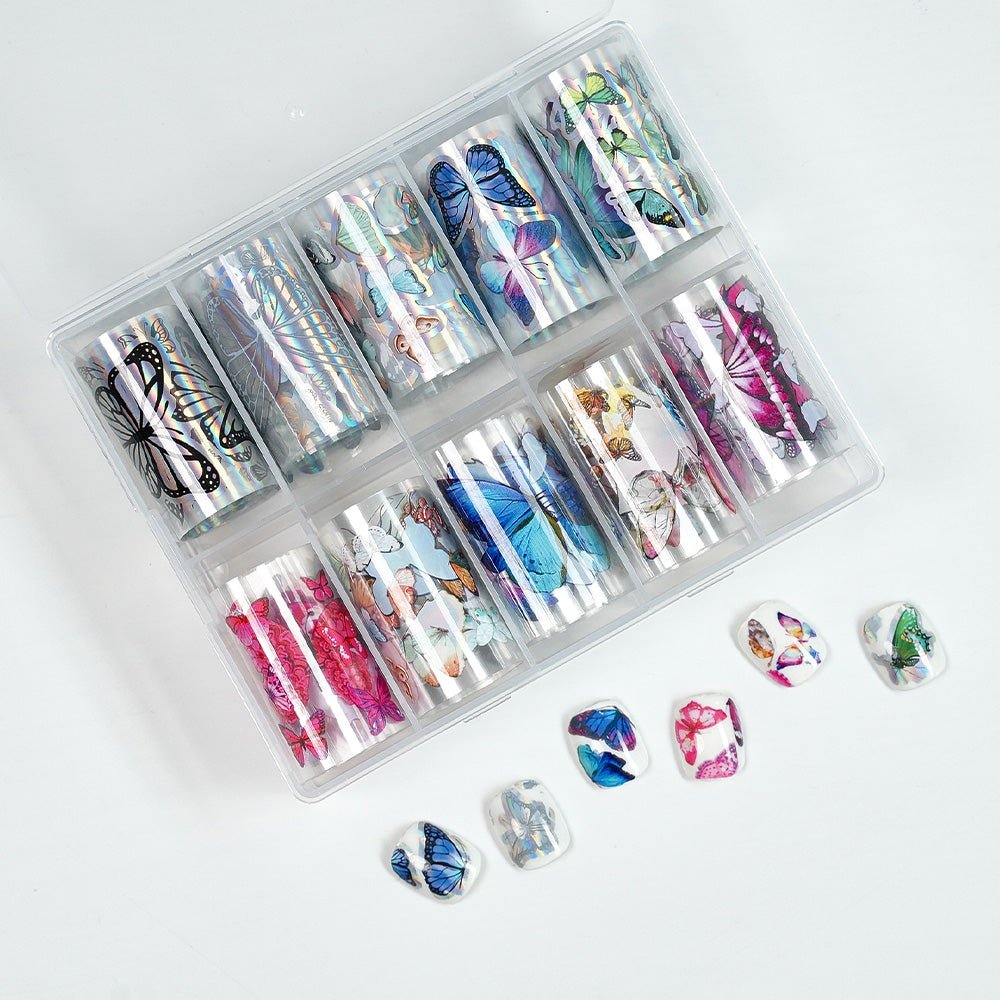Nail Transfer Foil 4 - Butterfly - RY018 - DTK Nail Supply