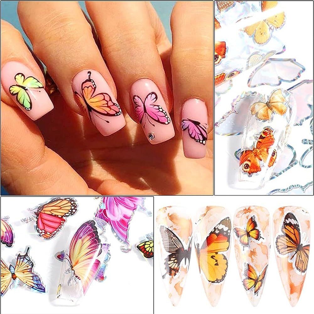 Nail Transfer Foil 6 - Butterfly - RY017 - DTK Nail Supply