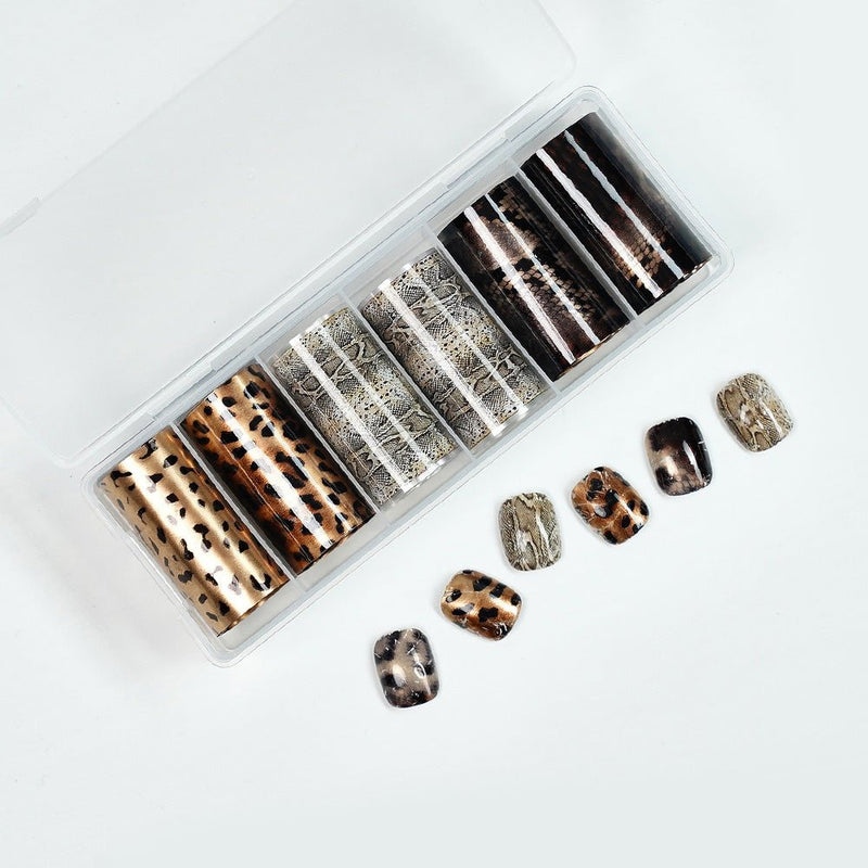 Nail Transfer Foil - Cheetah & Snake Print - LS104 - DTK Nail Supply