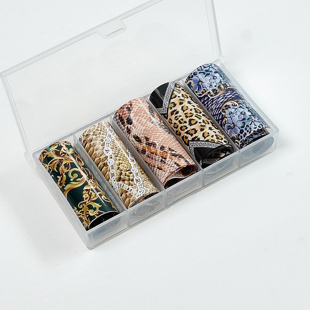 Nail Transfer Foil - Cheetah & Snake Print - W26 - DTK Nail Supply