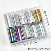 Nail Transfer Foil - Each Box Of 10 - DTK Nail Supply