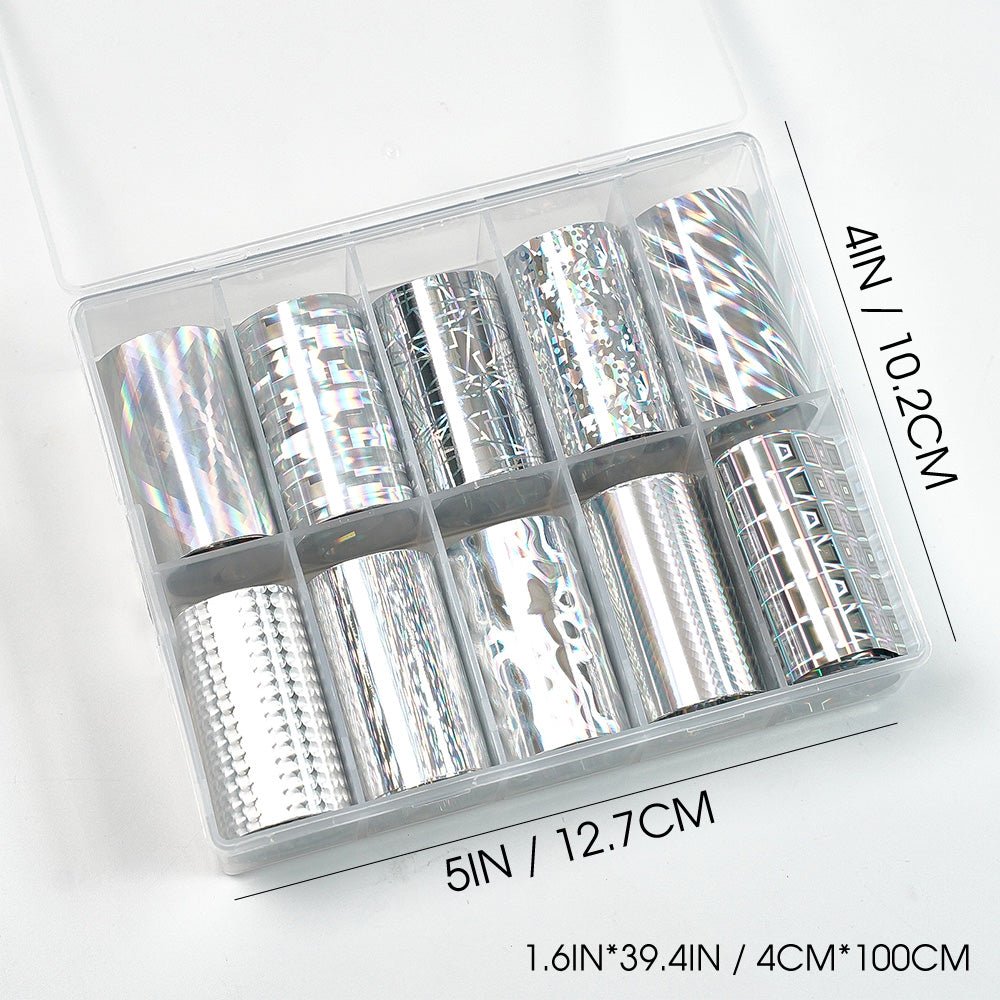 Nail Transfer Foil - Each Box Of 10 - DTK Nail Supply