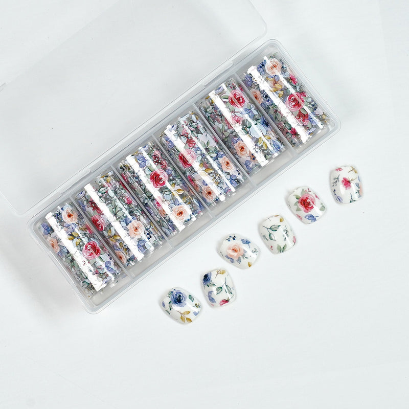 Nail Transfer Foil - Floral Print - LS102 - DTK Nail Supply
